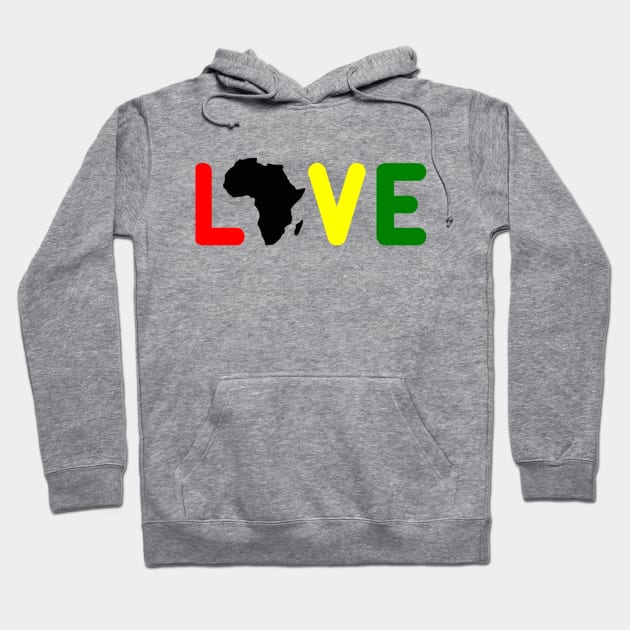 Love of Africa Hoodie by Cargoprints